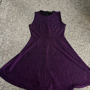 Purple Shimmer Dress